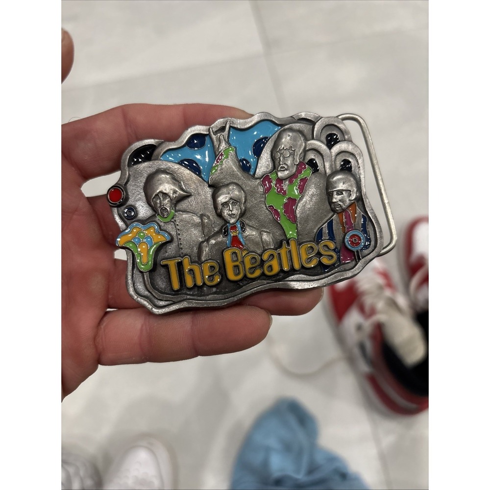vintage belt buckle 1994 The Beatles